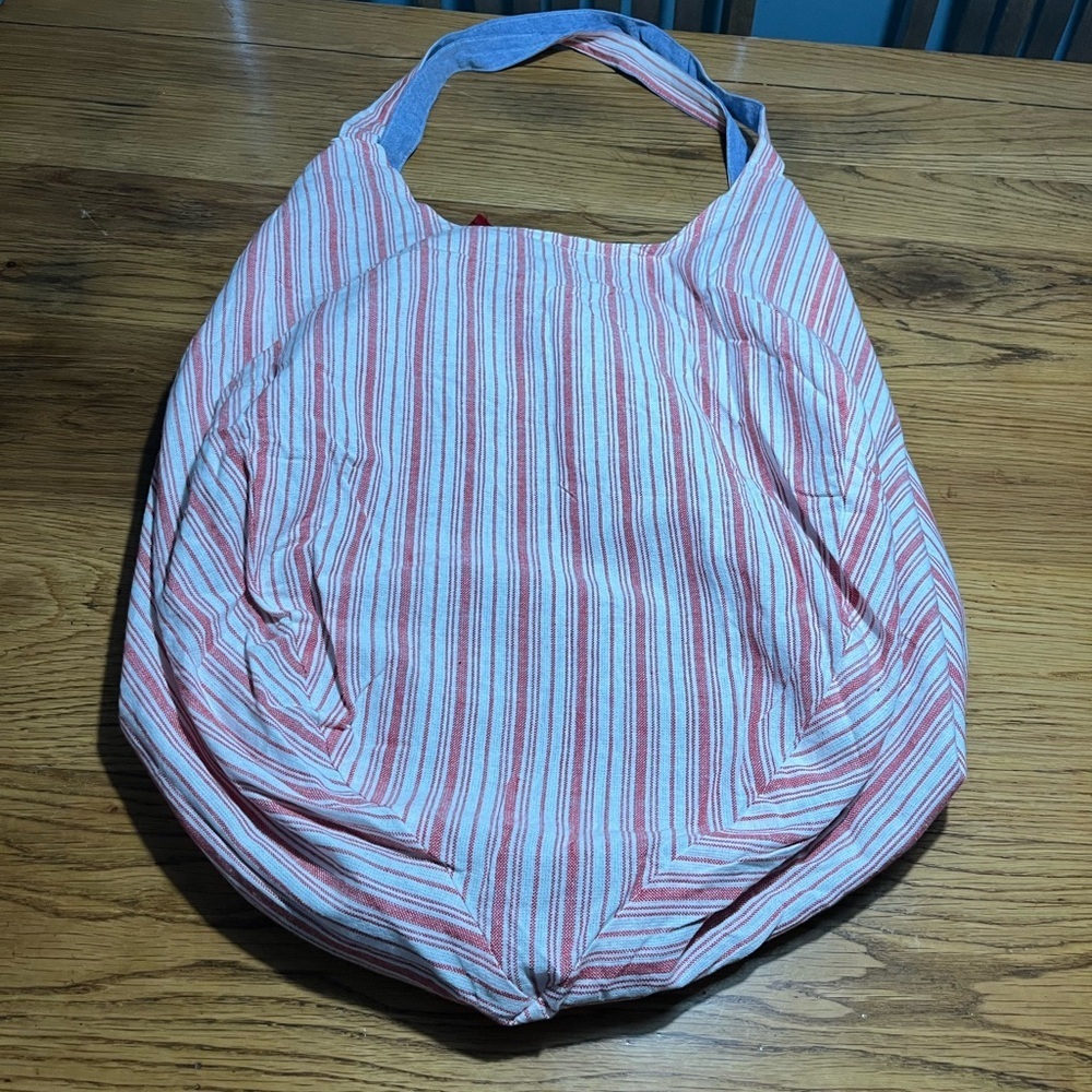Mer•Sea Gemini Reversible Beach Tote Bag | Cotton | Like New - Picture 4 of 12
